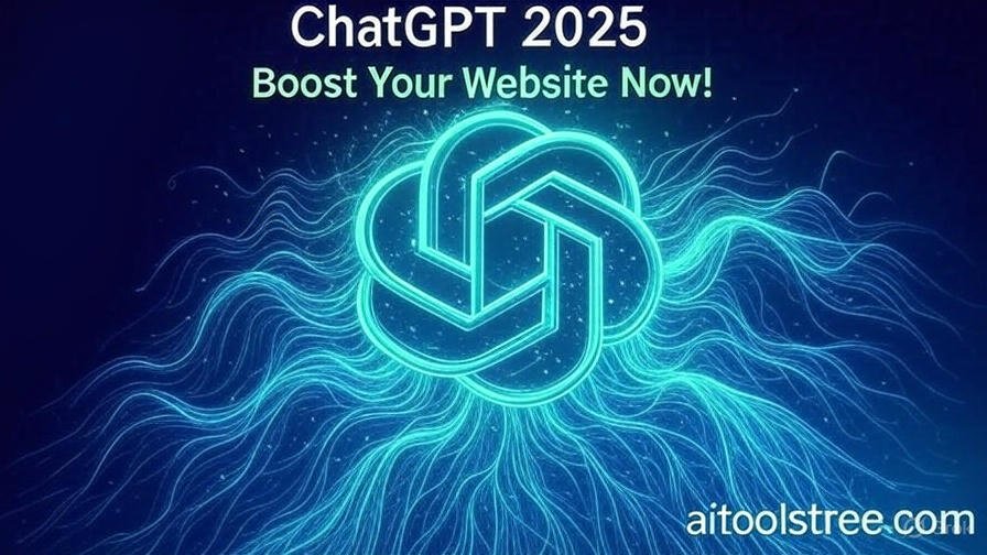 ChatGPT 2025 blog banner for boosting websites with AI